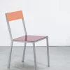 SUSAN BIJL Meubels^Alu Chair, Bordeaux Seat, Pink Back - Muller Van Severen