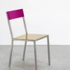 SUSAN BIJL Meubels^Alu Chair, Curry Seat, Candy Purple Back - Muller Van Severen