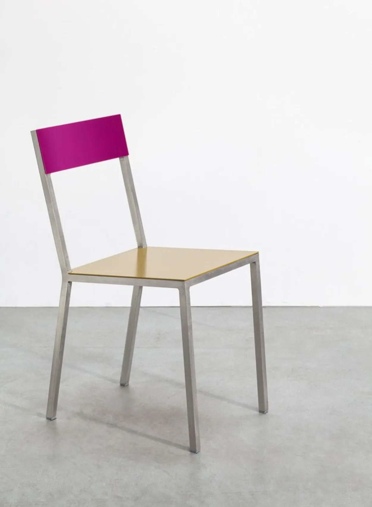 SUSAN BIJL Meubels^Alu Chair, Curry Seat, Candy Purple Back - Muller Van Severen