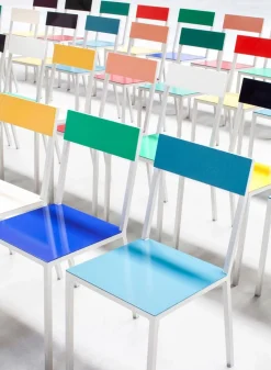 SUSAN BIJL Meubels^Alu Chair, White Seat, Ivory Back - Muller Van Severen