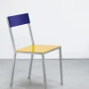 SUSAN BIJL Meubels^Alu Chair, Yellow Seat, Candy Blue Back - Muller Van Severen