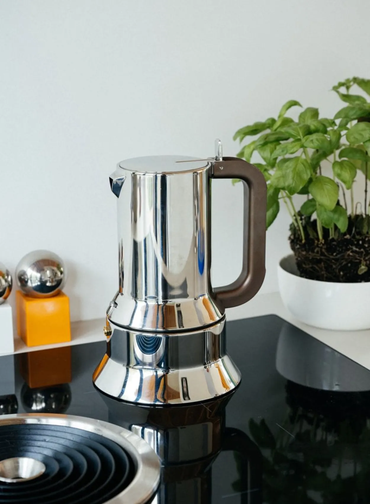 SUSAN BIJL Kitchen & Tableware^Espresso Coffee Maker, 10 Cups - Alessi
