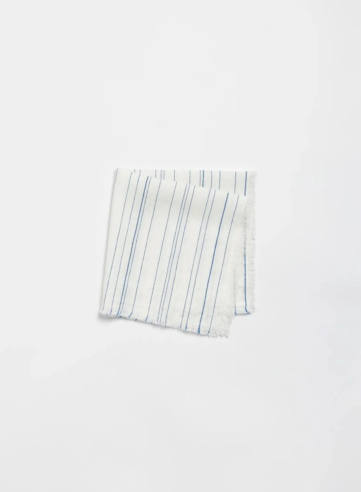 SUSAN BIJL Kitchen & Tableware^Greta Napkin, White/Cobalto - Chiarastella Cattana