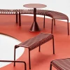 SUSAN BIJL Meubels^Palissade Bench, Iron Red - Hay