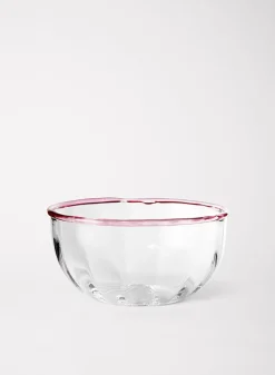 SUSAN BIJL Glaswerk^Peter Bowl In Rose - Akua Objects