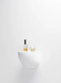 SUSAN BIJL Wand^Porcelain Shelf, White - Destroyers Builders