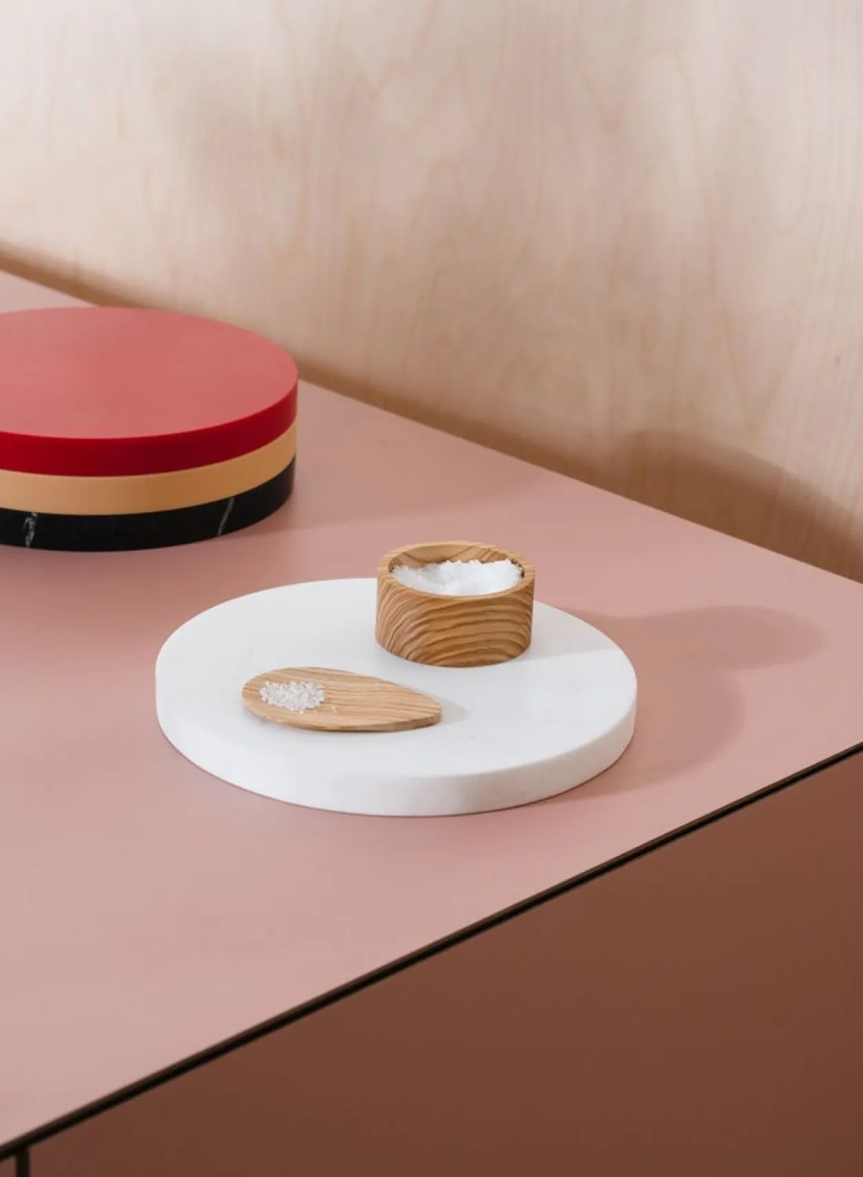 SUSAN BIJL Kitchen & Tableware^Saleiro Salt Container, Ash - The Home Project