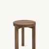 SUSAN BIJL Meubels^Stool Walnut Solid - Atelier 365