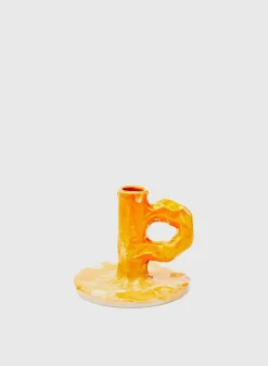 SUSAN BIJL Kaarsenhouders^Studio Candlestick In Orange - Niko June