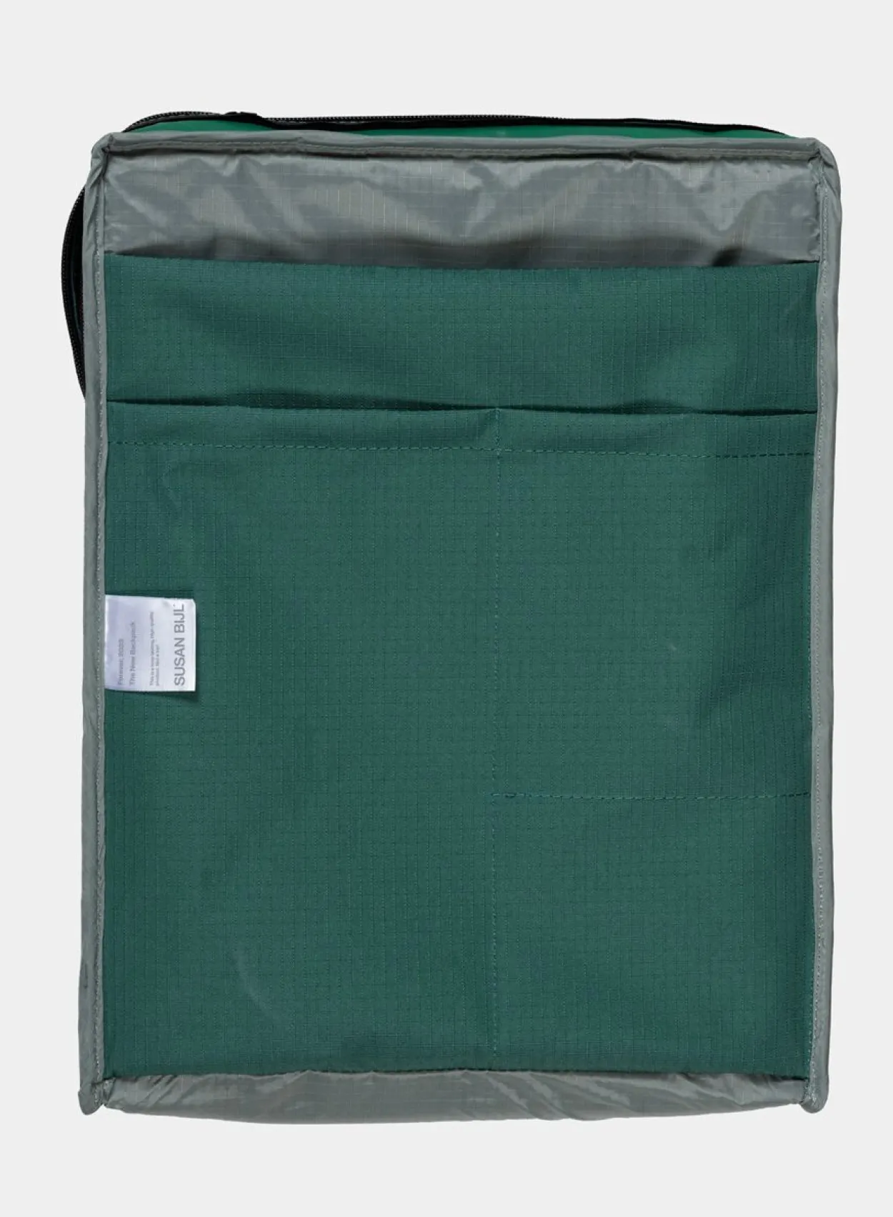 SUSAN BIJL The New Backpack^The New Backpack Pine & Grey