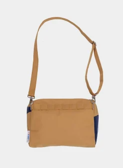 SUSAN BIJL The New Bum Bag^The New Bum Bag Camel & Navy Medium