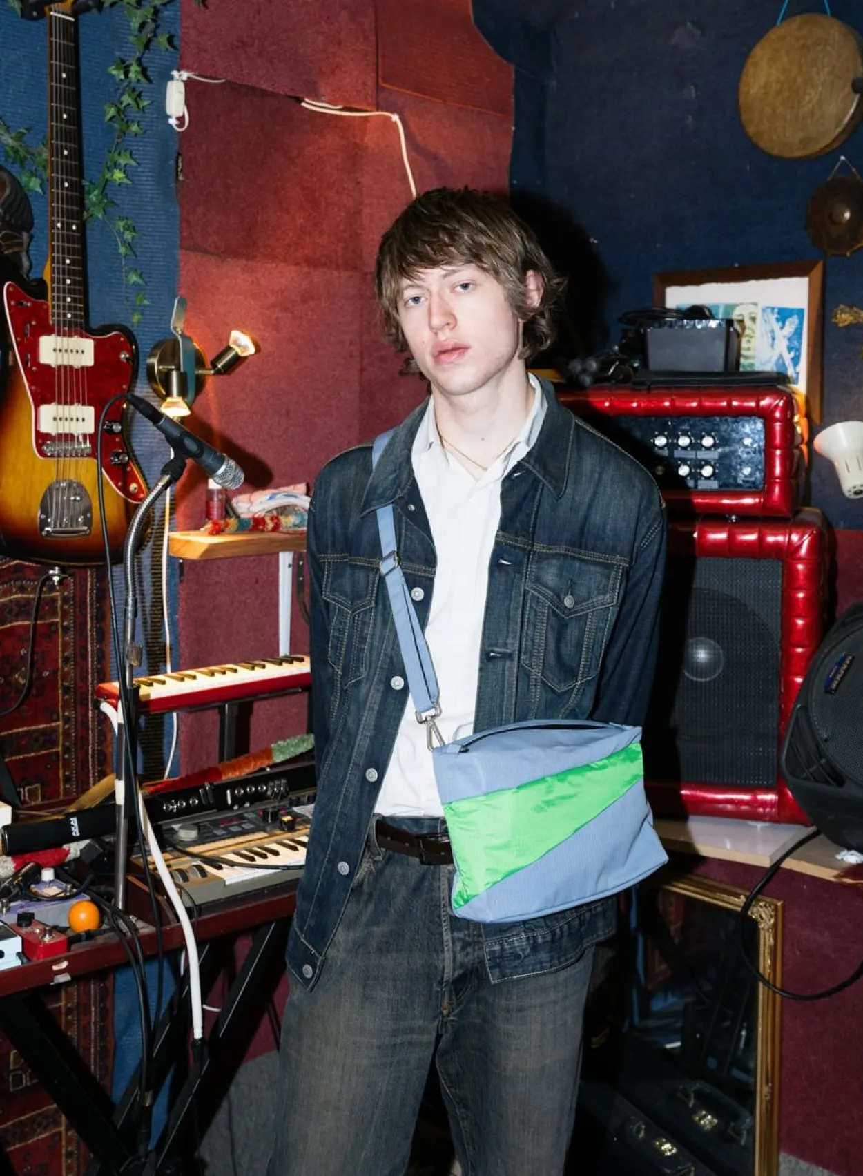 SUSAN BIJL The New Bum Bag^The New Bum Bag Fuzz & Greenscreen Medium