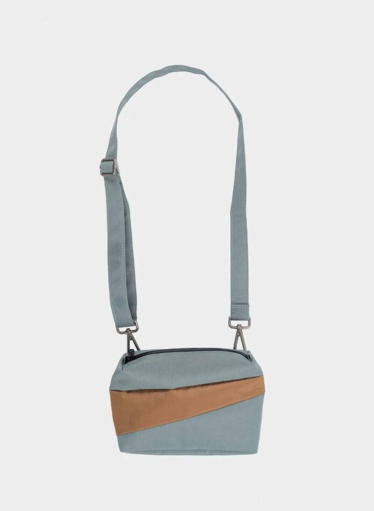 SUSAN BIJL The New Bum Bag^The New Bum Bag Grey & Camel Small
