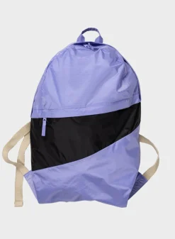 SUSAN BIJL The New Foldable Backpack^The New Foldable Backpack Treble & Black Large