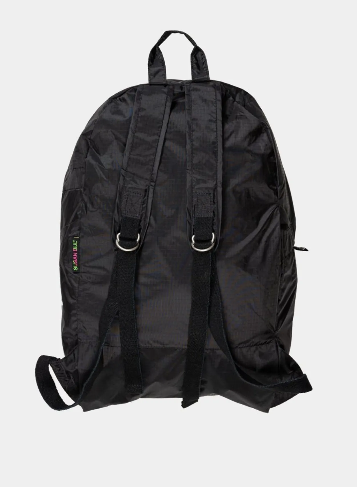 SUSAN BIJL The New Foldable Backpack^The New Foldable Backpack Black & Black Large