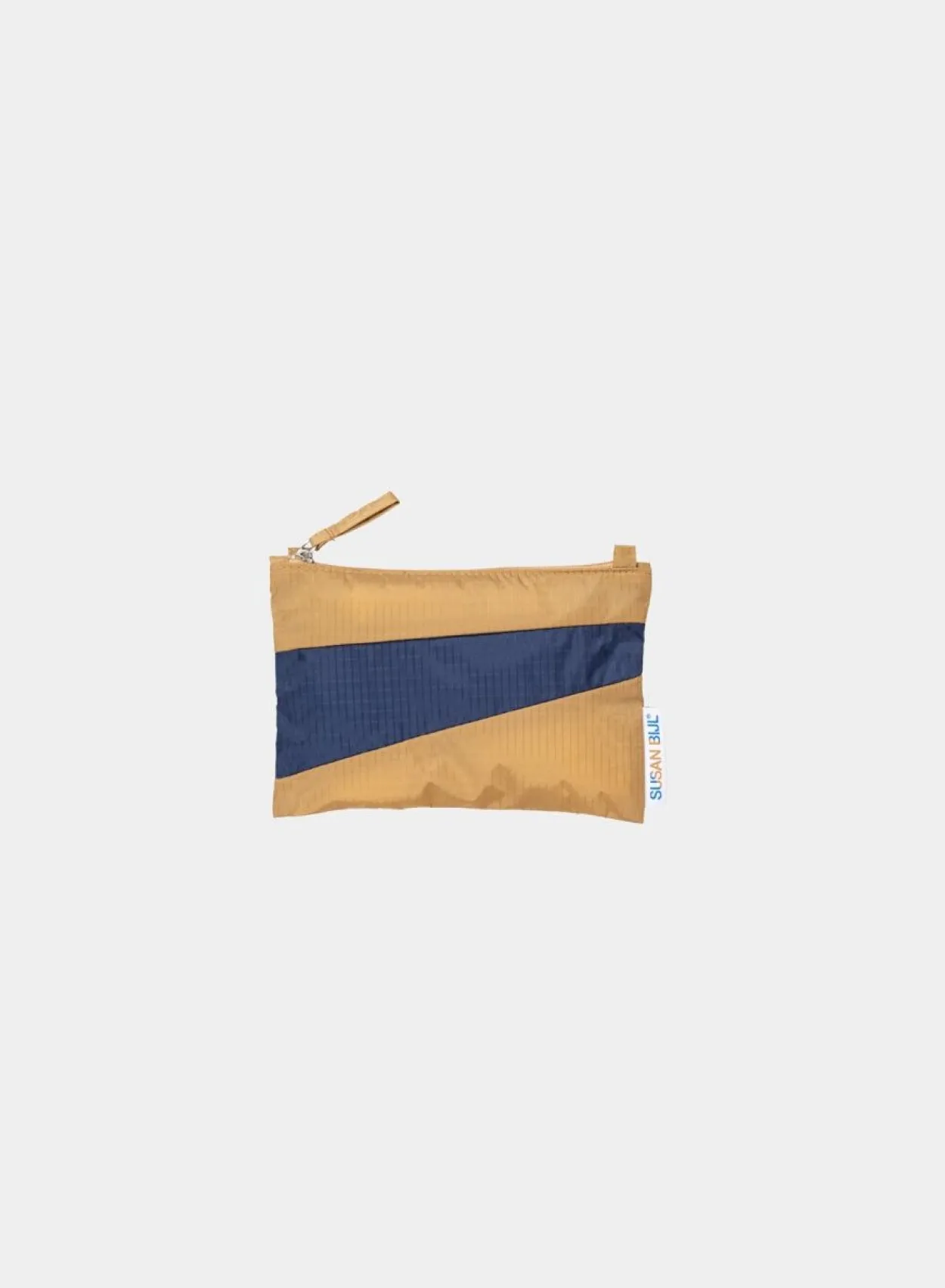 SUSAN BIJL The New Pouch^The New Pouch Camel & Navy Small