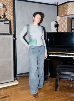 SUSAN BIJL The New Pouch^The New Pouch Fuzz & Greenscreen Small