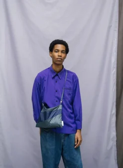 SUSAN BIJL The New Pouch^The New Pouch Go & Navy Large