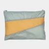 SUSAN BIJL The New Pouch^The New Pouch Grey & Camel Large