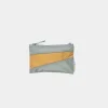 SUSAN BIJL The New Pouch^The New Pouch Grey & Camel Small