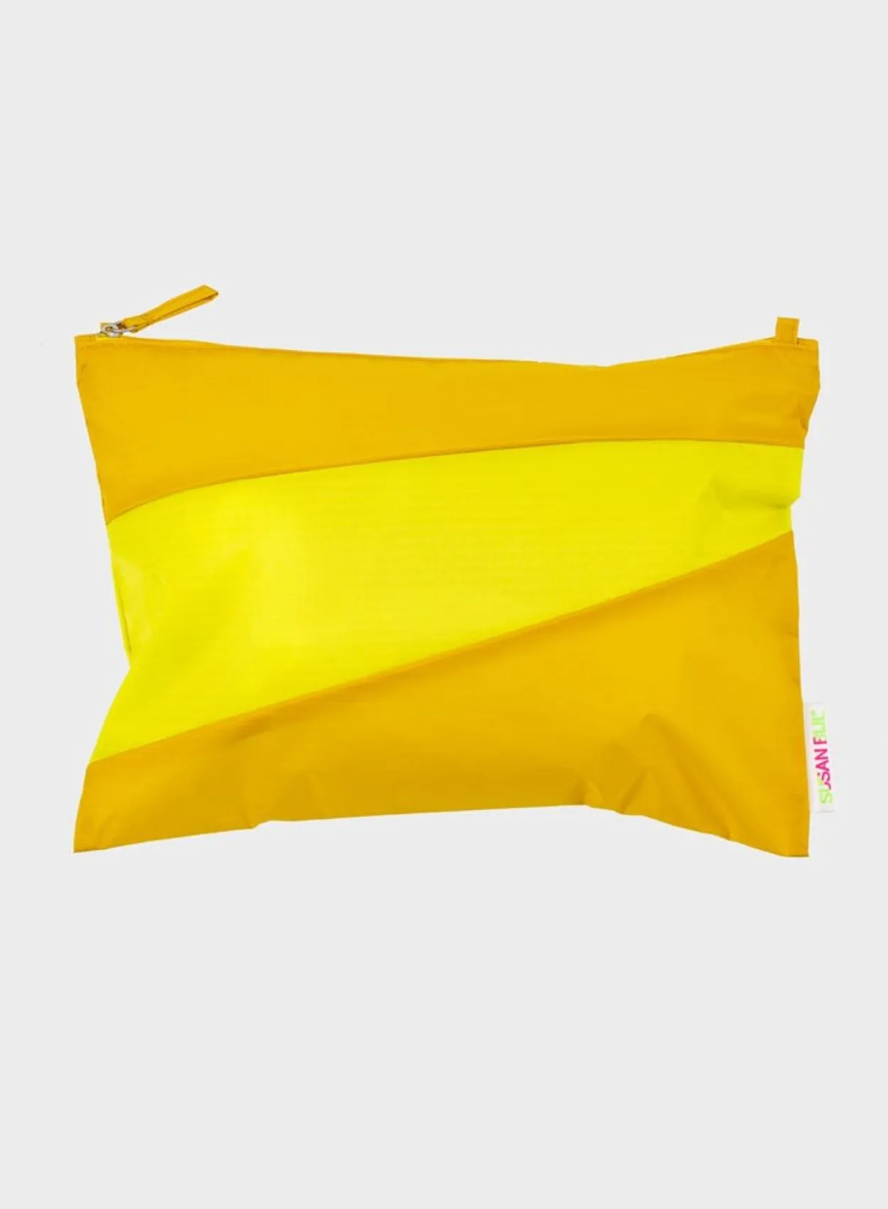 SUSAN BIJL The New Pouch^The New Pouch Helio & Fluo Yellow Large