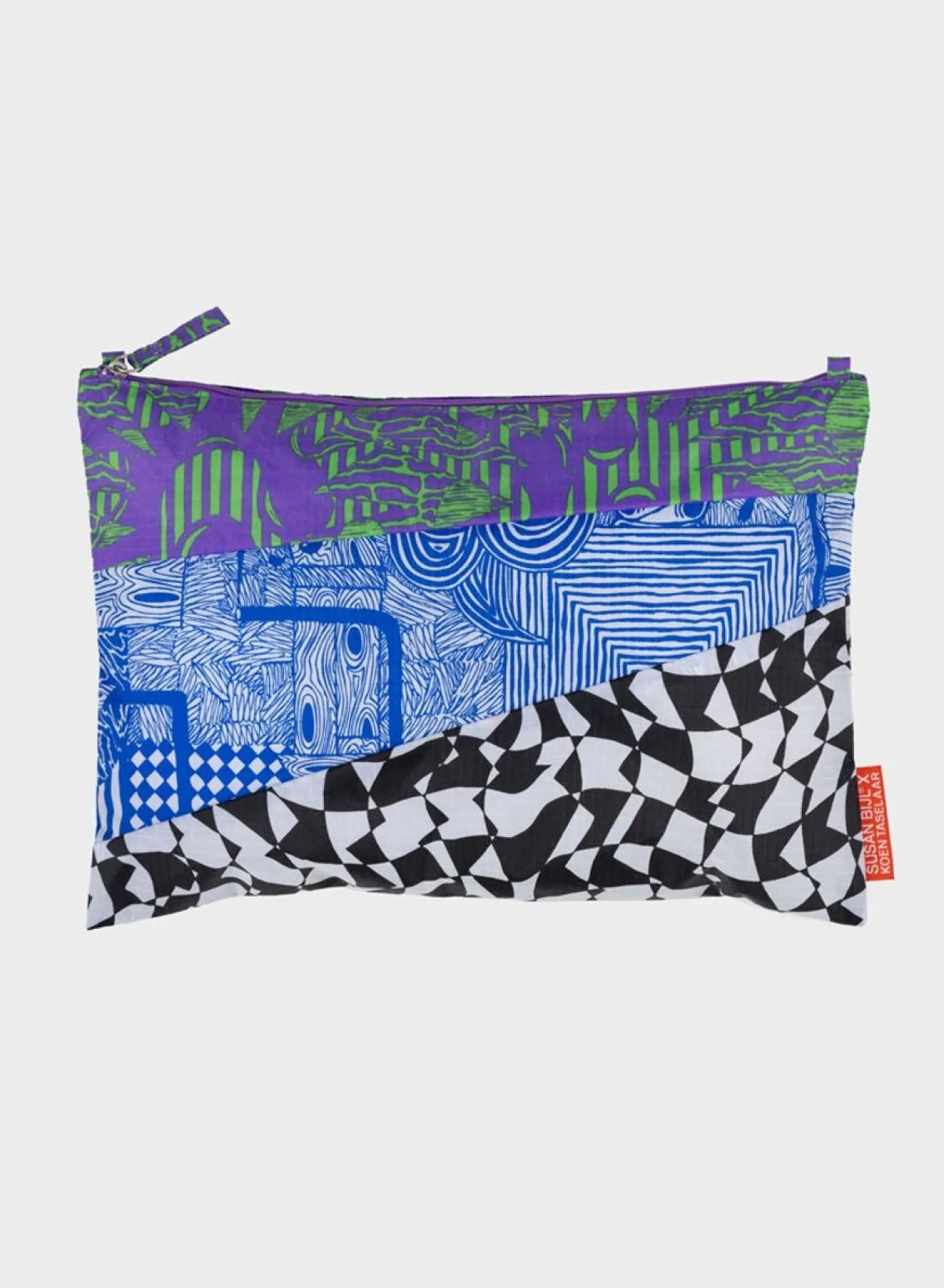 SUSAN BIJL The New Pouch^The New Pouch Kiki Bouba Blue Large