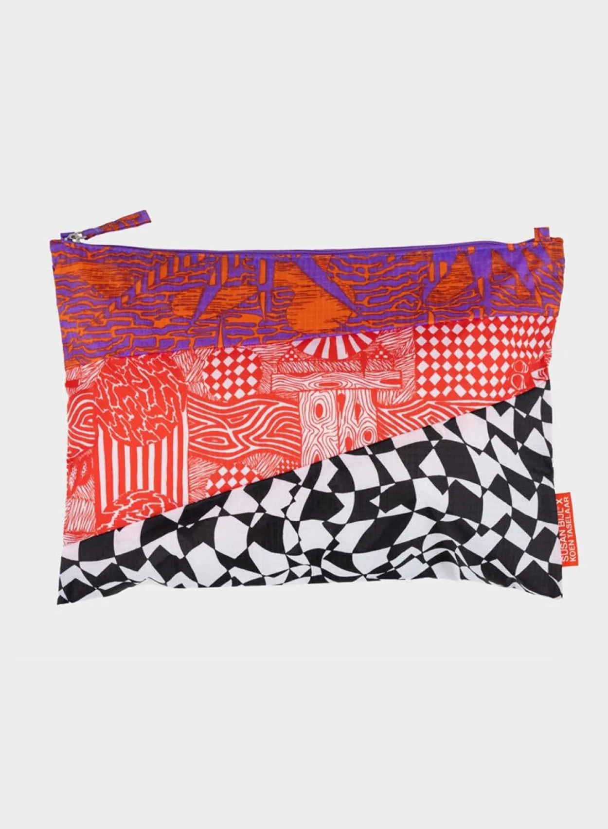 SUSAN BIJL The New Pouch^The New Pouch Kiki Bouba Red Large