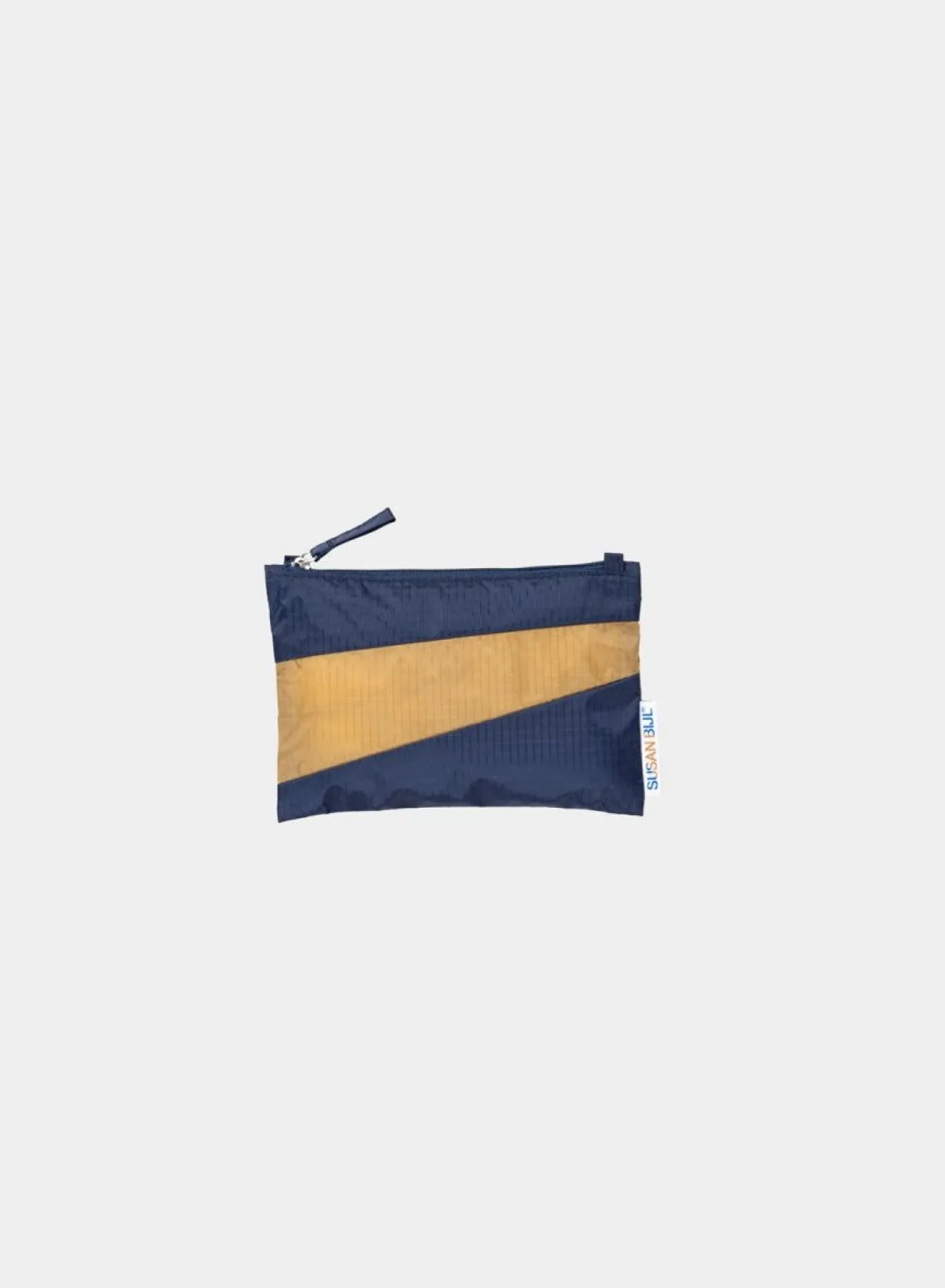 SUSAN BIJL The New Pouch^The New Pouch Navy & Camel Small