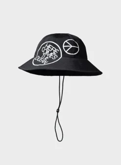 SUSAN BIJL The New Rain Cap^The New Rain Cap Ocean Black