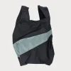 SUSAN BIJL The New Shopping Bag^The New Shopping Bag Black & Grey Medium