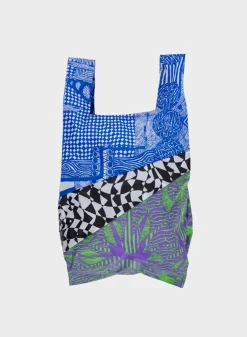 SUSAN BIJL The New Shopping Bag^The New Shopping Bag Endless Smoking Croissant Blue Medium