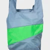SUSAN BIJL The New Shopping Bag^The New Shopping Bag Fuzz & Greenscreen Large