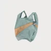 SUSAN BIJL The New Shopping Bag^The New Shopping Bag Grey & Camel Small