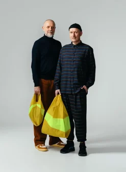 SUSAN BIJL The New Shopping Bag^The New Shopping Bag Helio & Fluo Yellow Medium