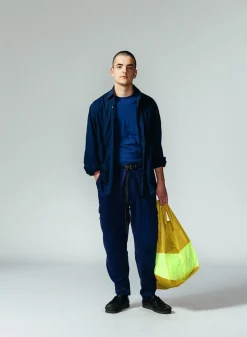 SUSAN BIJL The New Shopping Bag^The New Shopping Bag Helio & Fluo Yellow Large