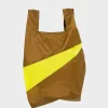 SUSAN BIJL The New Shopping Bag^The New Shopping Bag Make & Fluo Yellow Medium