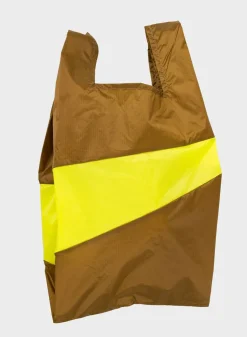 SUSAN BIJL The New Shopping Bag^The New Shopping Bag Make & Fluo Yellow Large