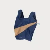 SUSAN BIJL The New Shopping Bag^The New Shopping Bag Navy & Camel Small