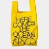 SUSAN BIJL The New Shopping Bag^The New Shopping Bag Ocean Tv Yellow Medium