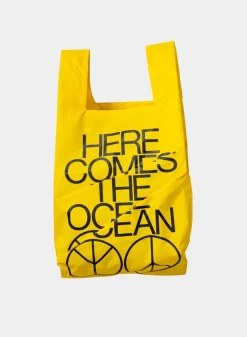 SUSAN BIJL The New Shopping Bag^The New Shopping Bag Ocean Tv Yellow Medium