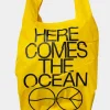 SUSAN BIJL The New Shopping Bag^The New Shopping Bag Ocean Tv Yellow Large