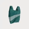 SUSAN BIJL The New Shopping Bag^The New Shopping Bag Pine & Grey Small