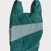 SUSAN BIJL The New Shopping Bag^The New Shopping Bag Pine & Grey Large