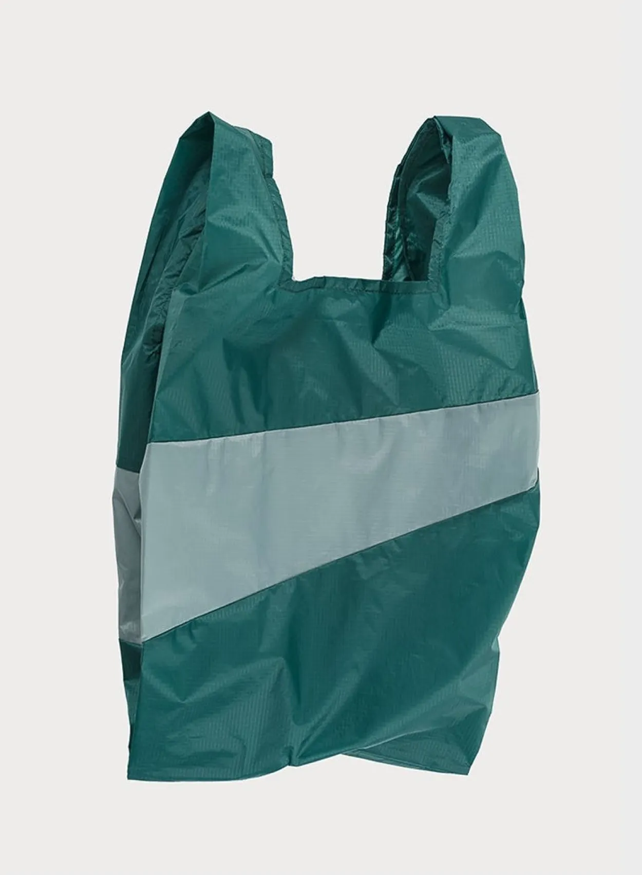 SUSAN BIJL The New Shopping Bag^The New Shopping Bag Pine & Grey Large